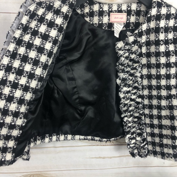 Vintage Love Ady Houndstooth Crop Retro Jacket - Picture 7 of 7